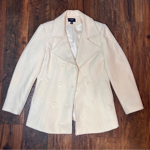 Women’s Sonoma wool blend double breasted coat small - Picture 1 of 7